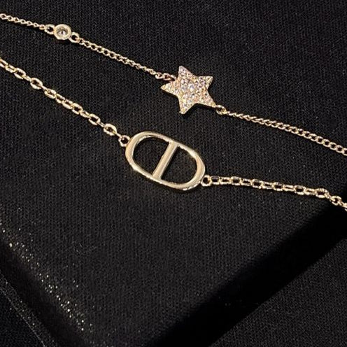 CD Star Necklace & Bracelet