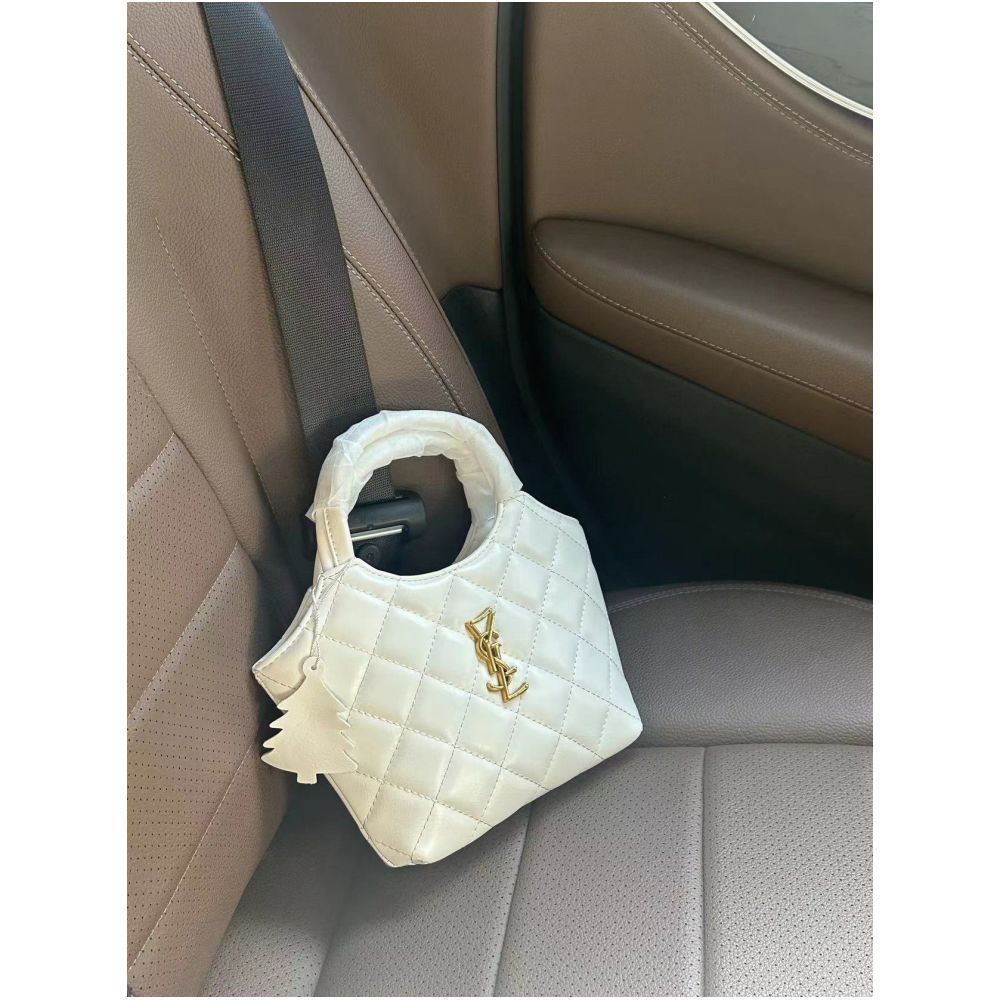 Genuine Leather Quilted Handbag Crossbody Bag for Women 2026 Autumn Winter New Arrival Chanel Style Chain Shoulder Bag Mini Tote Bag image 3