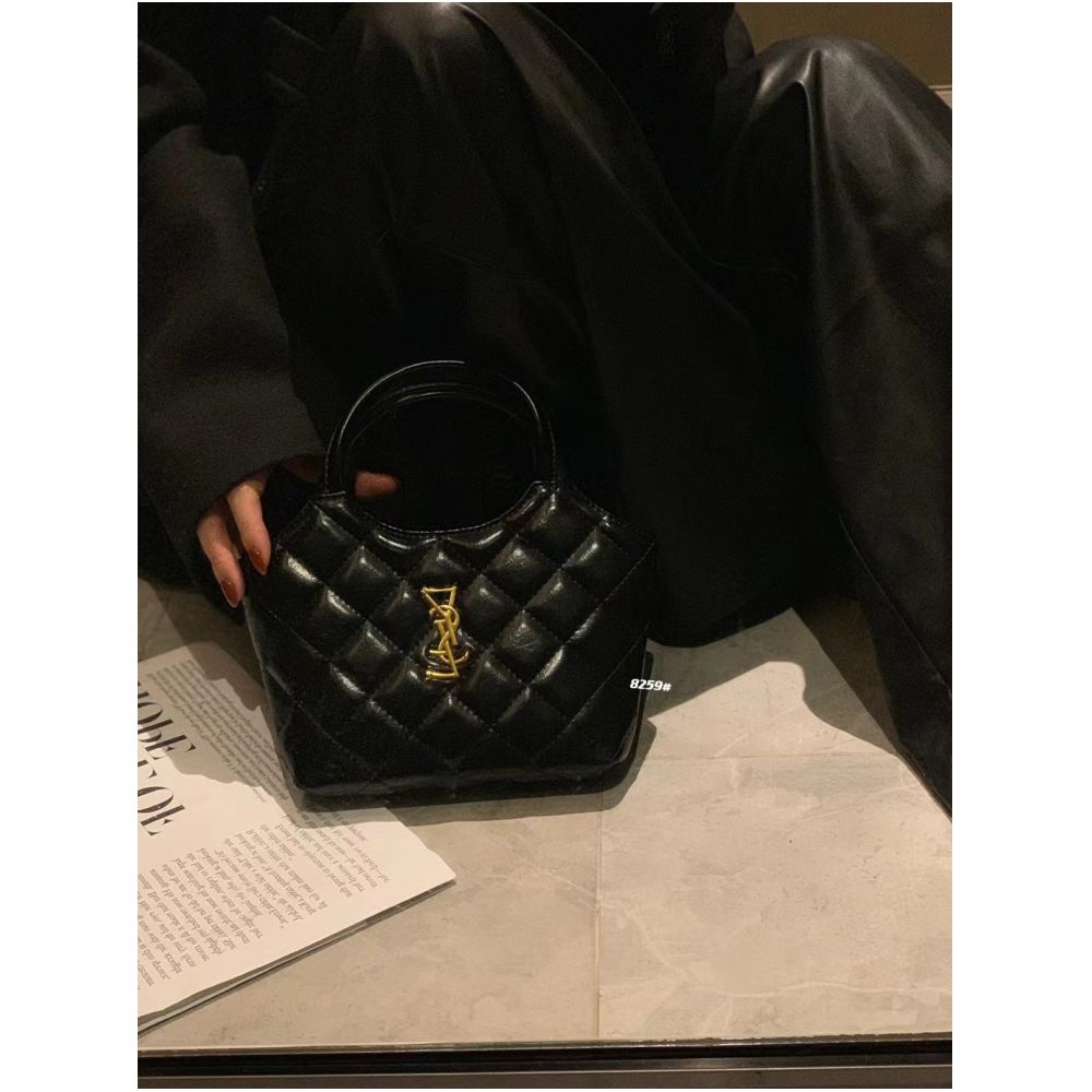 Genuine Leather Quilted Handbag Crossbody Bag for Women 2026 Autumn Winter New Arrival Chanel Style Chain Shoulder Bag Mini Tote Bag image 4