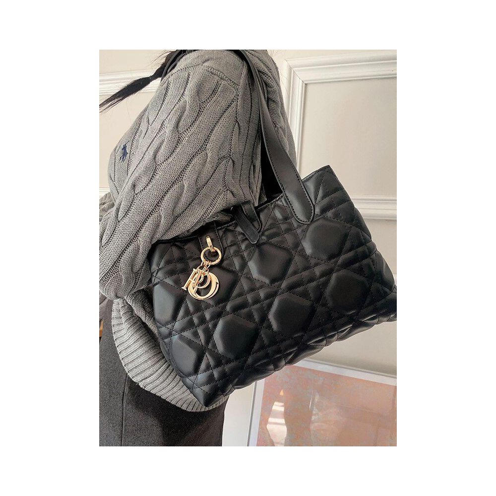 Authentic French GBP Lady Dior handbag 2026 new style large capacity shoulder bag underarm tote bag image 3